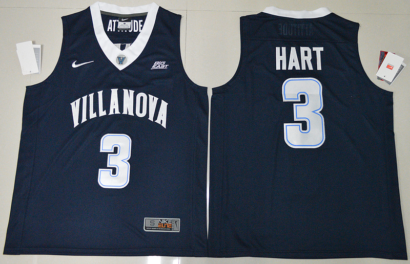 2017 NBA NCAA Villanova Wildcats #3 Josh Hart Navy Blue College Basketball Jersey->more ncaa teams->NCAA Jersey